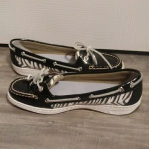 Women's Sperry Top-Sider Angelfish Zebra Boat Shoe
